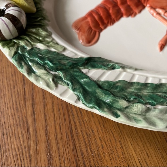 VINTAGE and RARE Fitz & Floyd Market lobster platter. - Picture 5 of 8